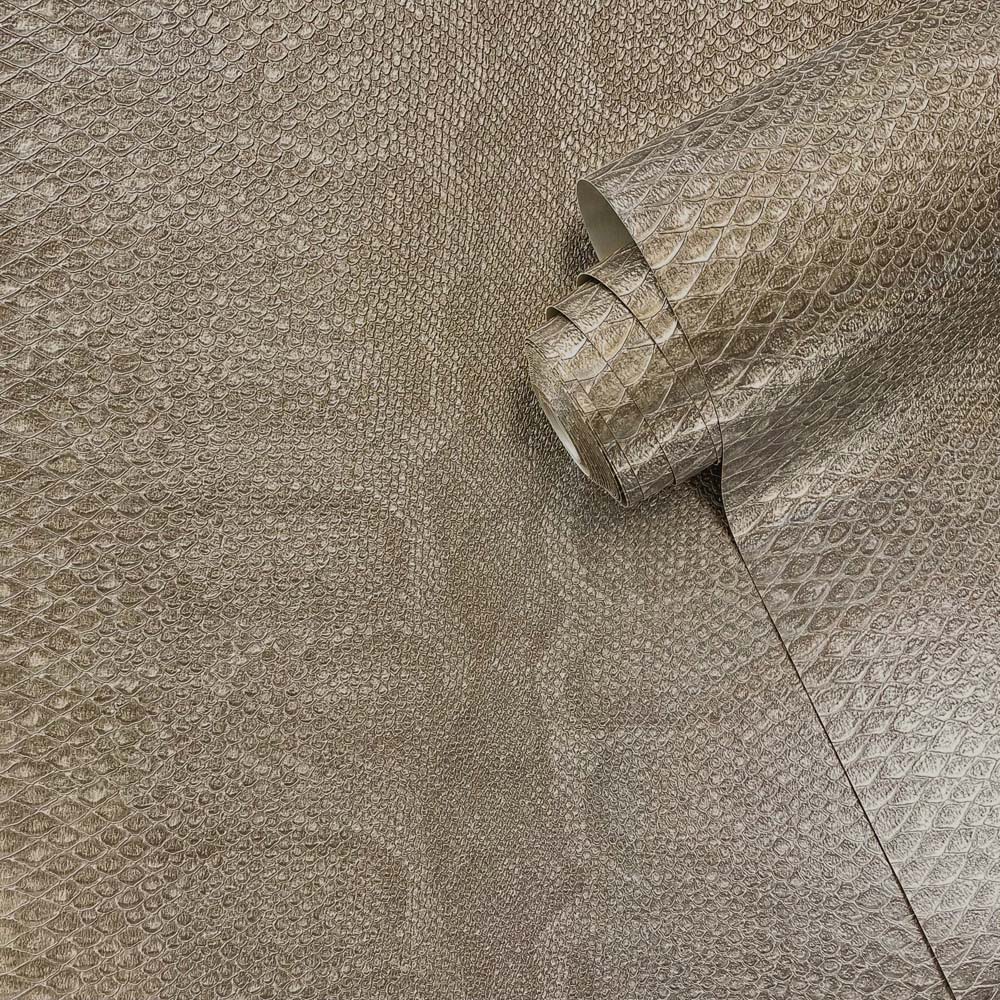 Belmont House Bowie Pecan Beige Wallpaper Image 2