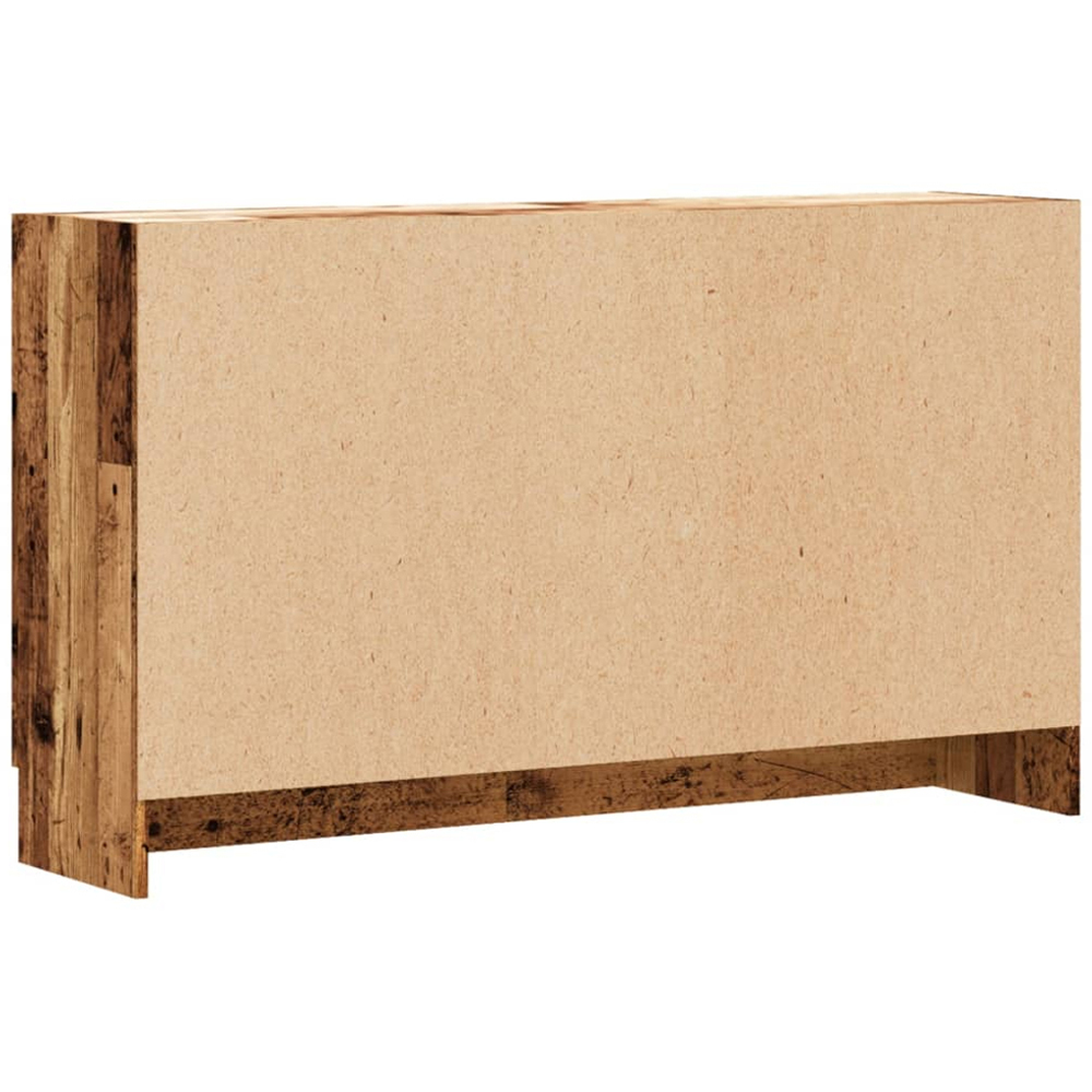 vidaXL 2 Door 2 Open Shelf Old Wood Sideboard Image 6