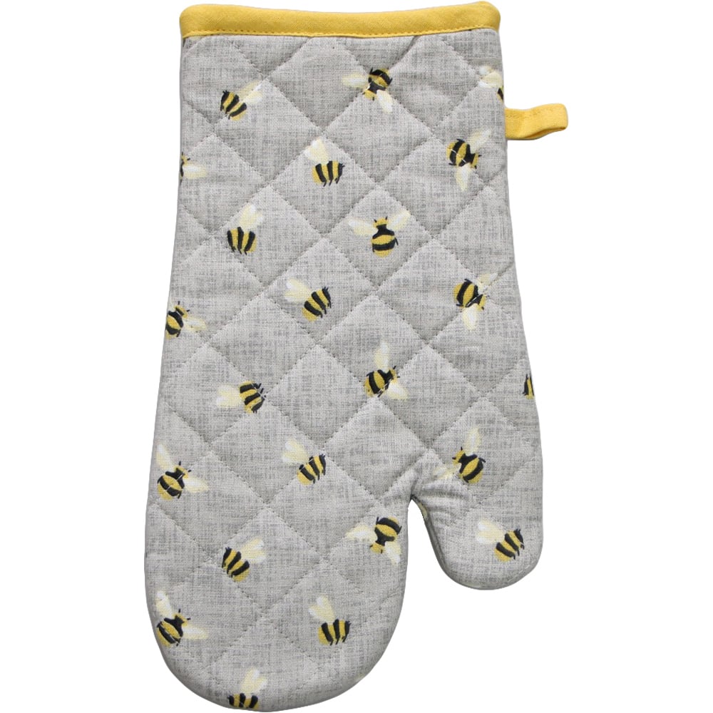Highlands Homeware Bee Print Single Oven Mitt Image 1