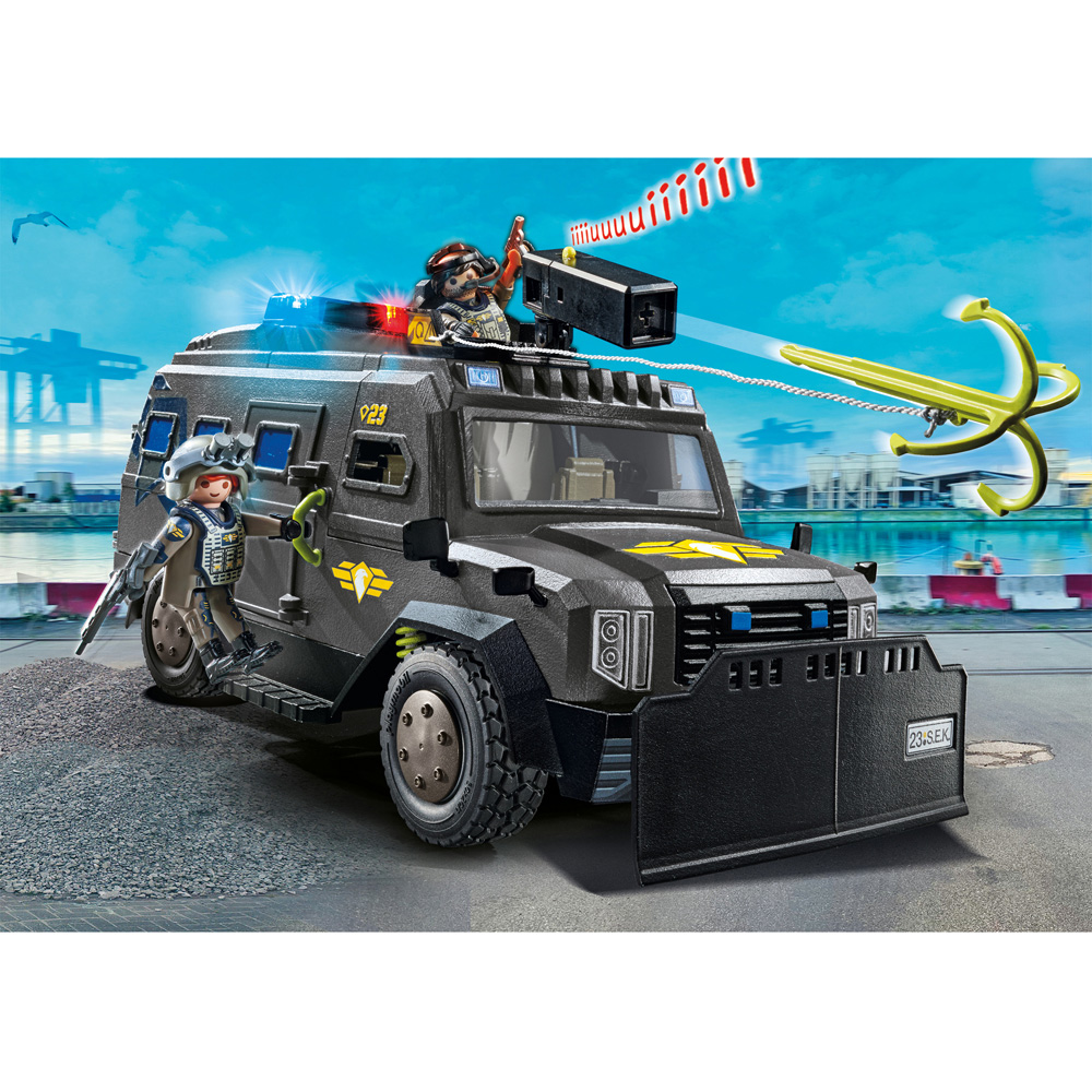 Playmobil Tactical Unit All-Terrain Vehicle Playset 73 Piece Image 5