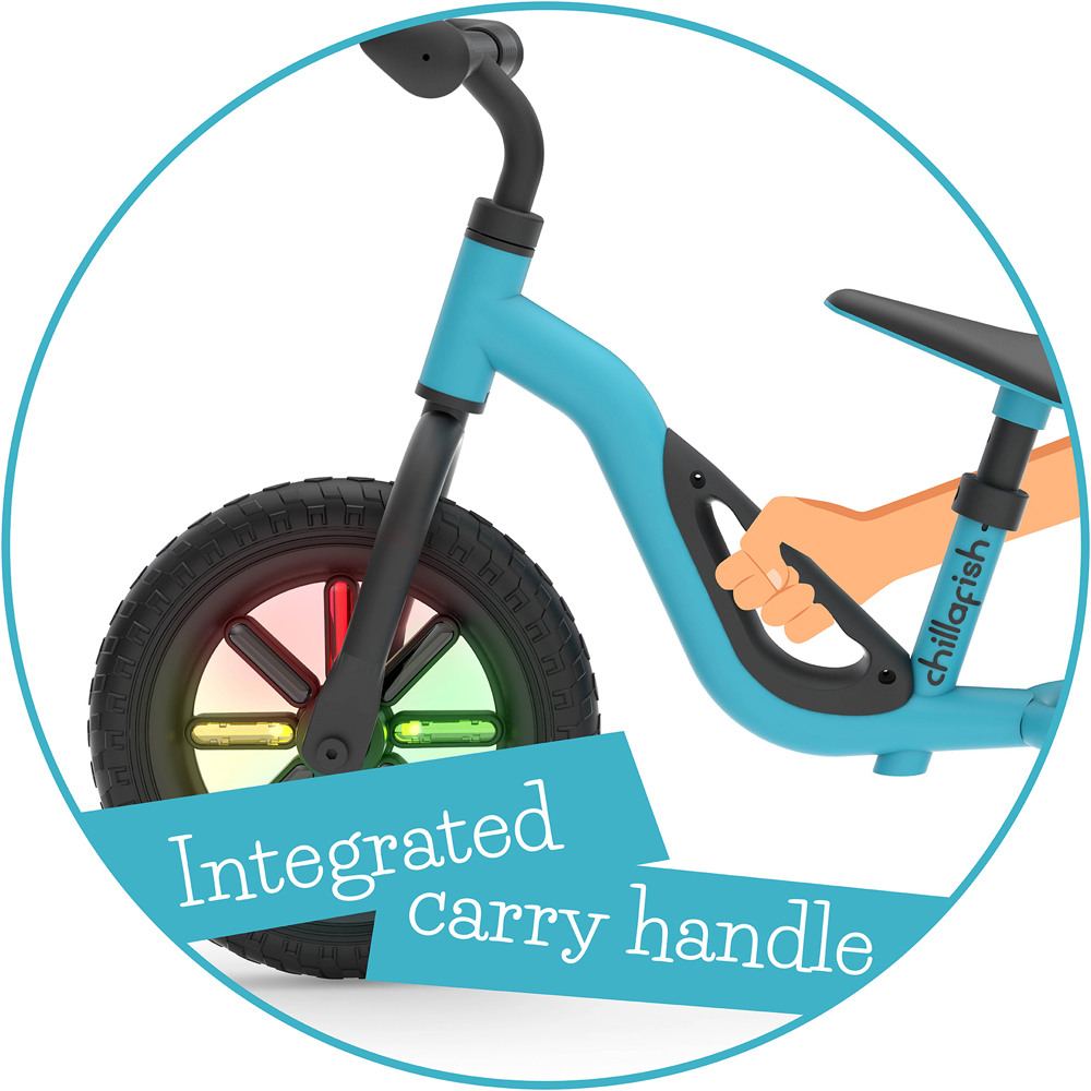 Chillafish Charlie 10 inch Sky Blue Toddler Balance Bike Image 4