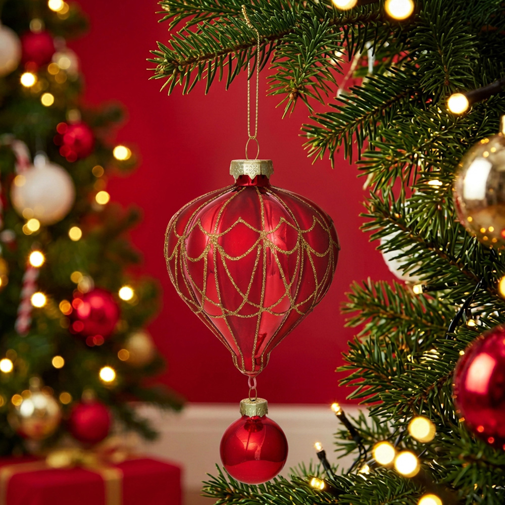 Hot Air Balloon Decoration Red Image 2