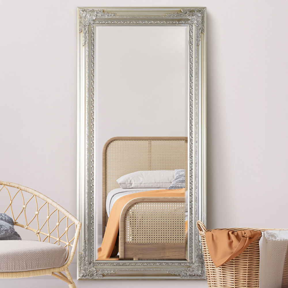 MirrorOutlet Caspian Vintage Silver Antique Wall Mirror 178 x 87cm Image 5