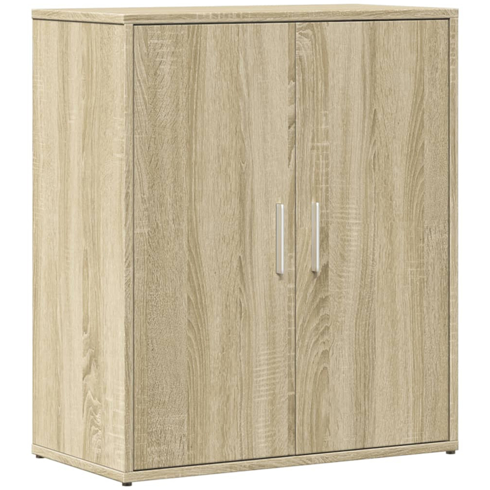 vidaXL 2 Door Sonoma Oak Sideboard Set of 2 Image 3
