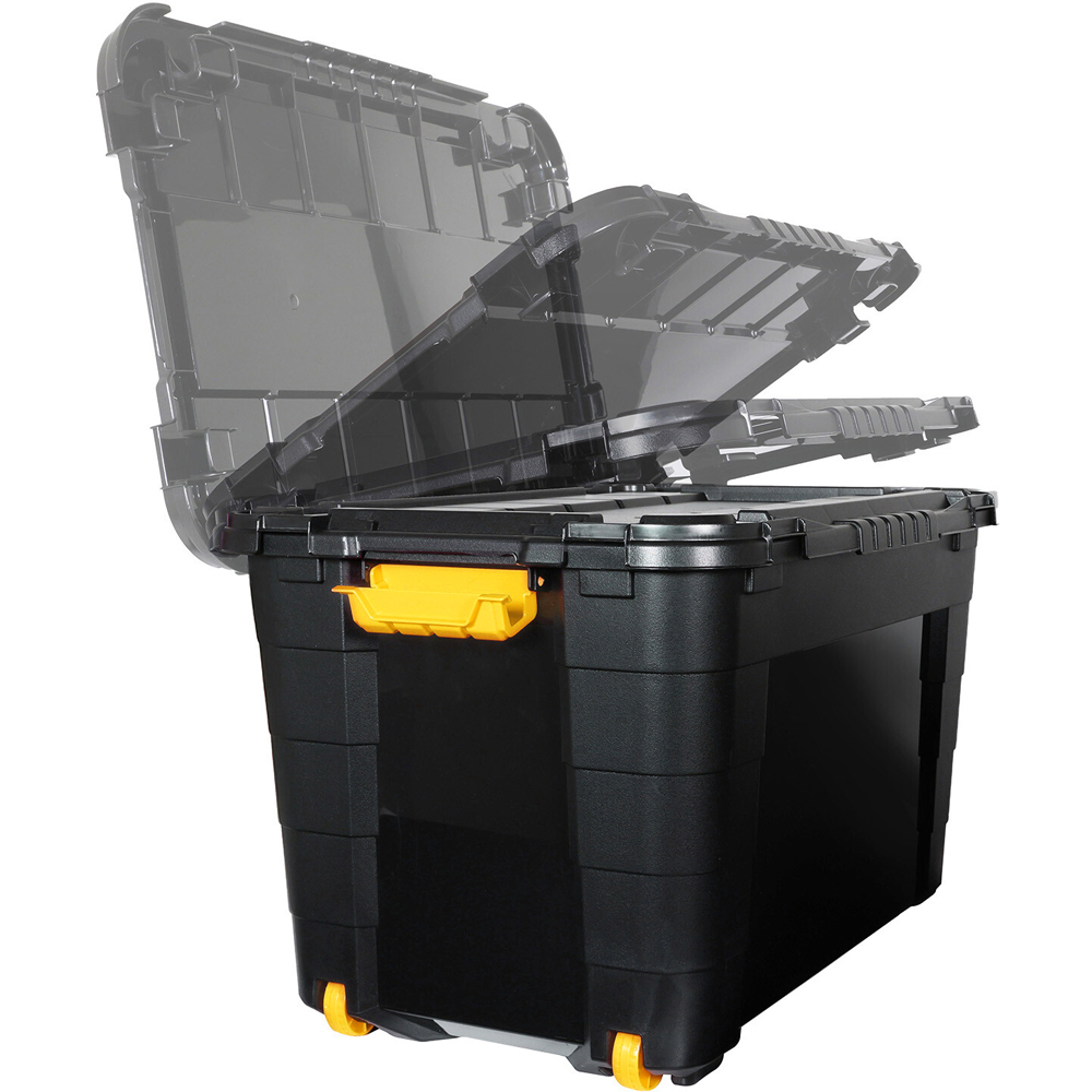Flip and Store Box with Lid Black 60l Image 4
