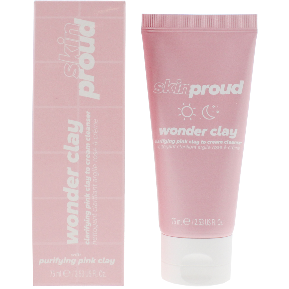 Skin Proud Wonder Clay Cream Cleanser 75ml Image 2