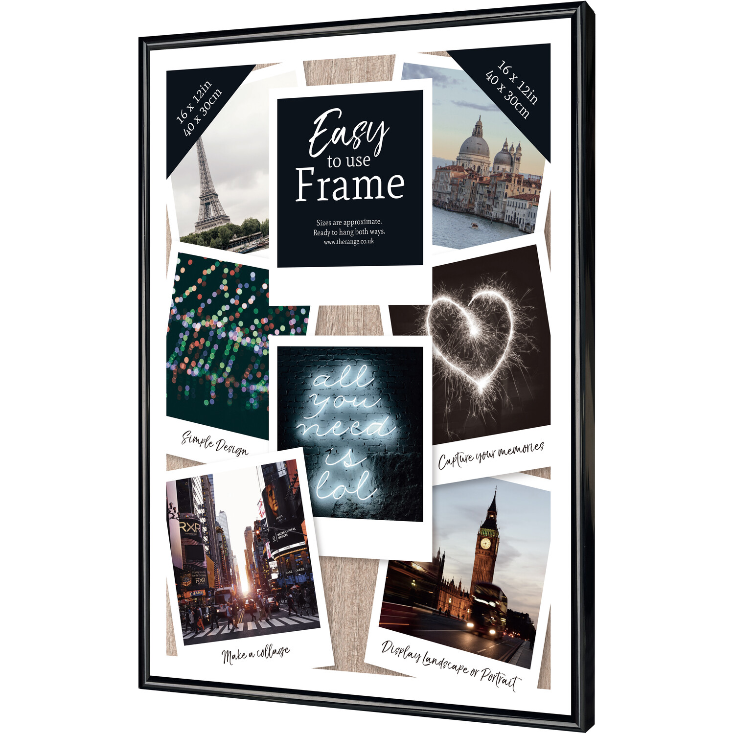 Easy Poster Frame - Black / 16x12in Image 6