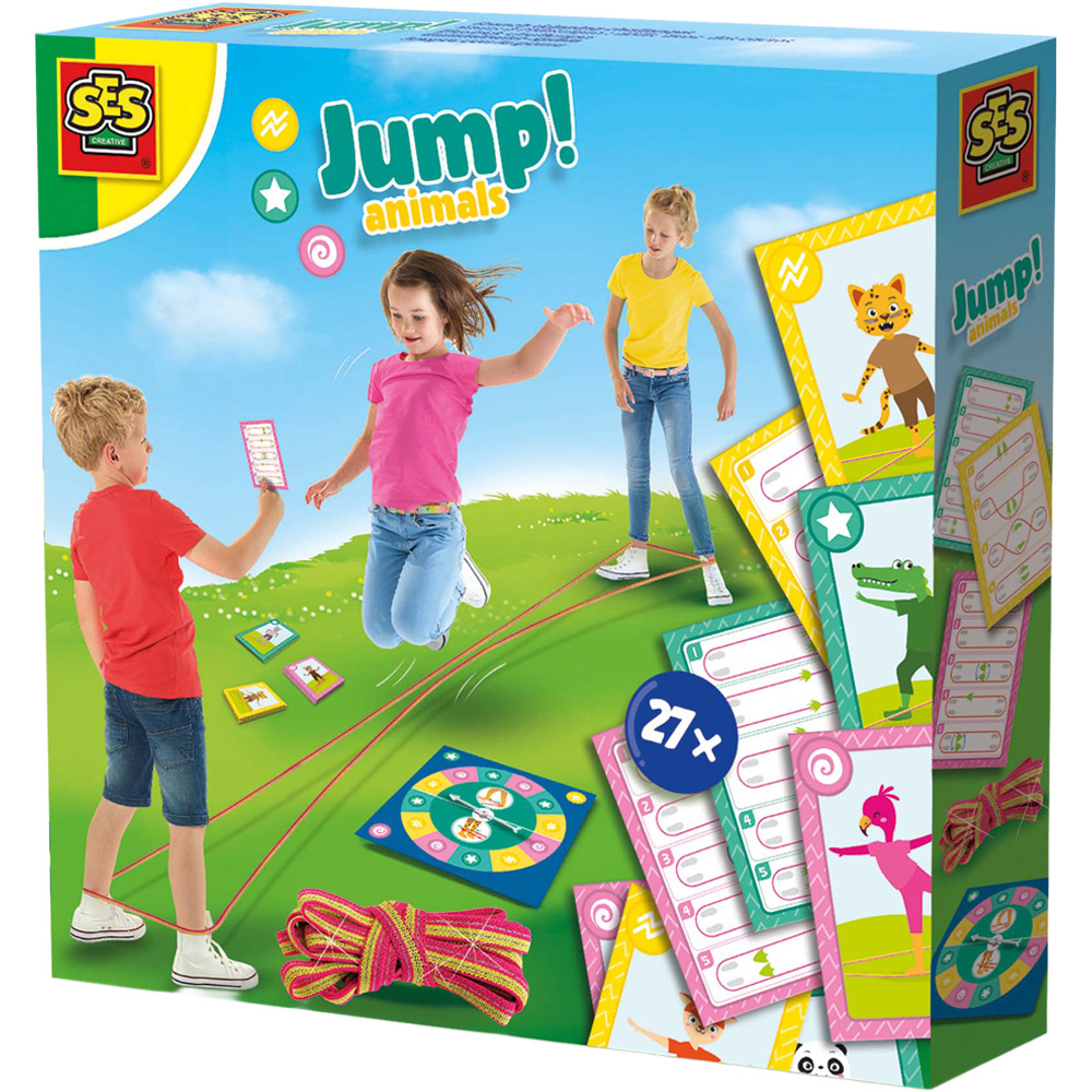 SES Creative Jump Animals French Skipping Challenges Set Image 1