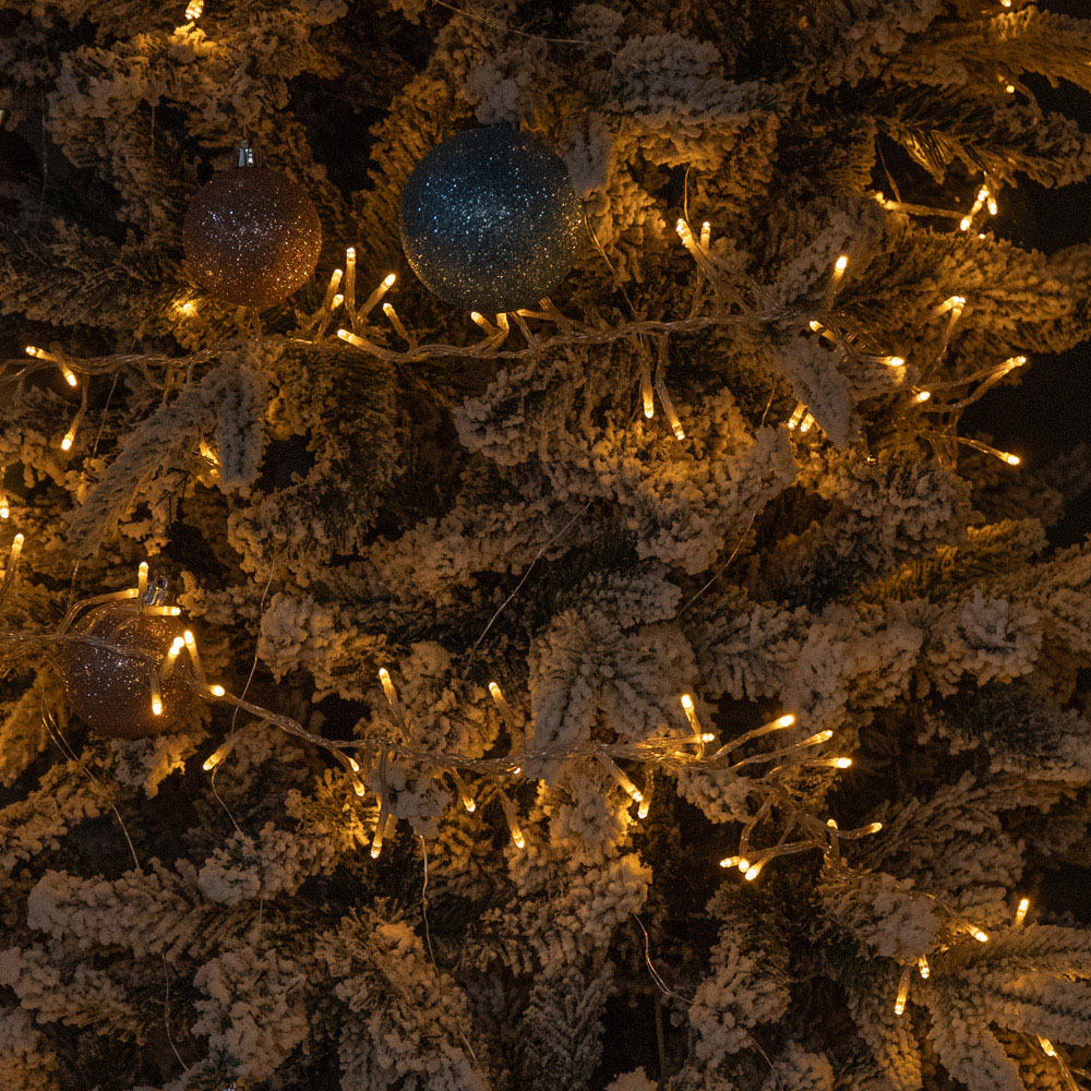 Samuel Alexander 720 Vintage Gold LED Clear Cable Christmas Cluster Light 9.3m Image 6