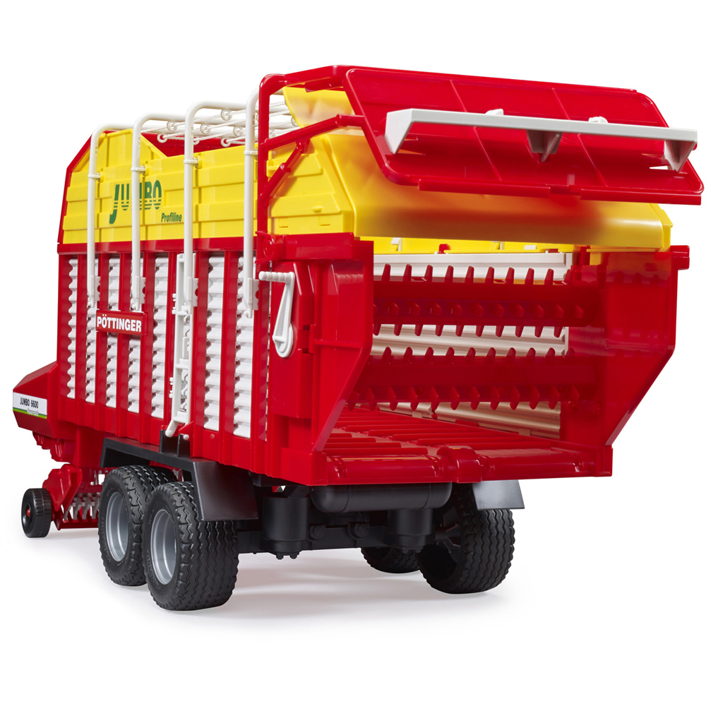 Bruder Kids Pottinger Jumbo 6600 Profiline Forage Trailer Playset Model Image 7