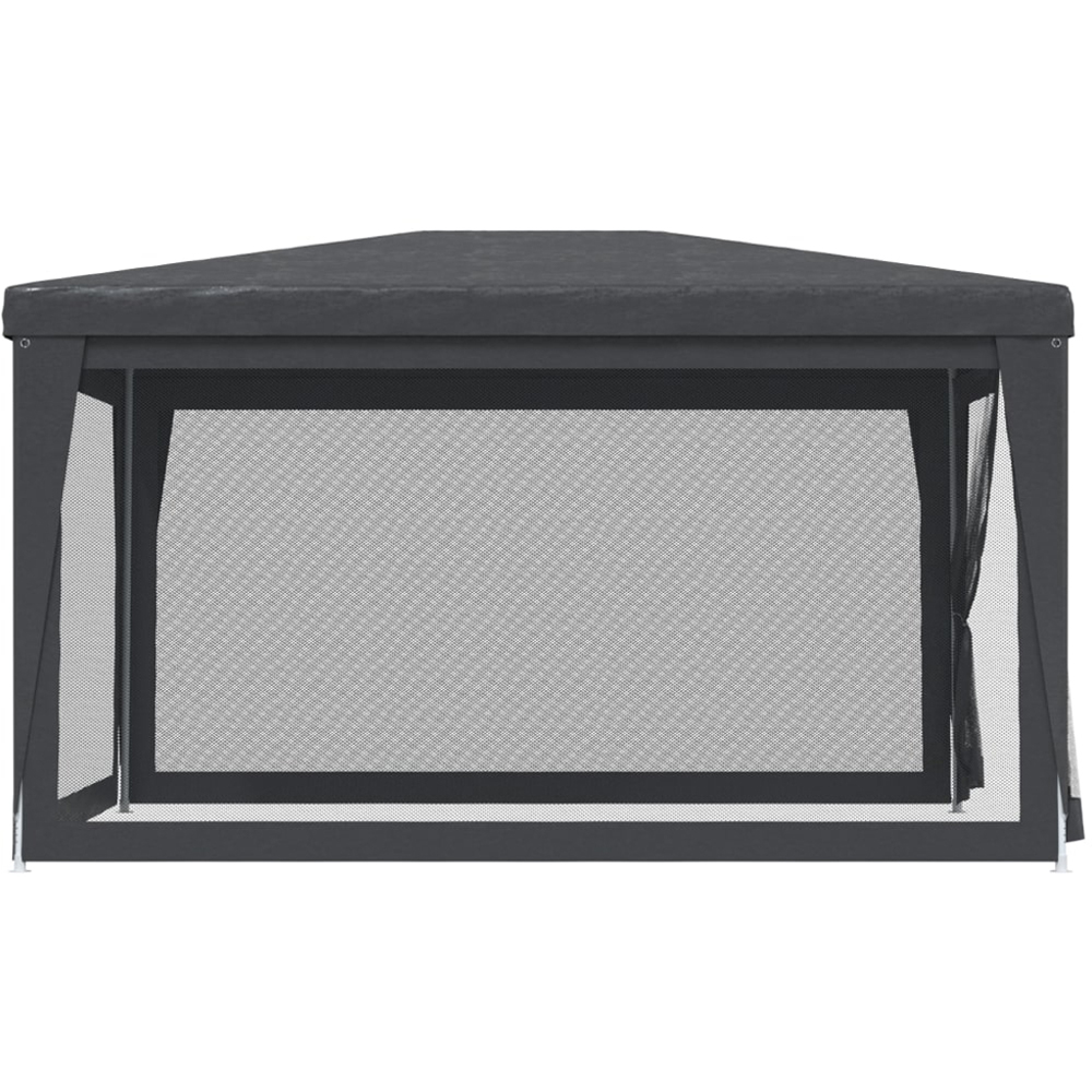 vidaXL 3 x 4m Anthracite Party Tent with 4 Mesh Sidewalls Image 4