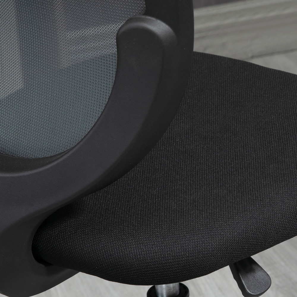 Portland Grey Mesh Draughtsman Drafting Office Chair Image 3