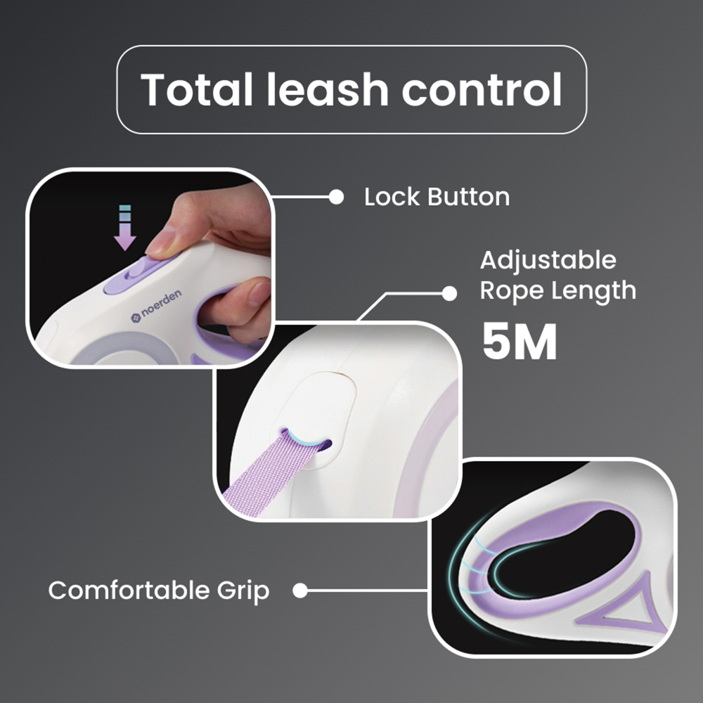 noerden Flexi LED Retractable Pet Leash Image 4