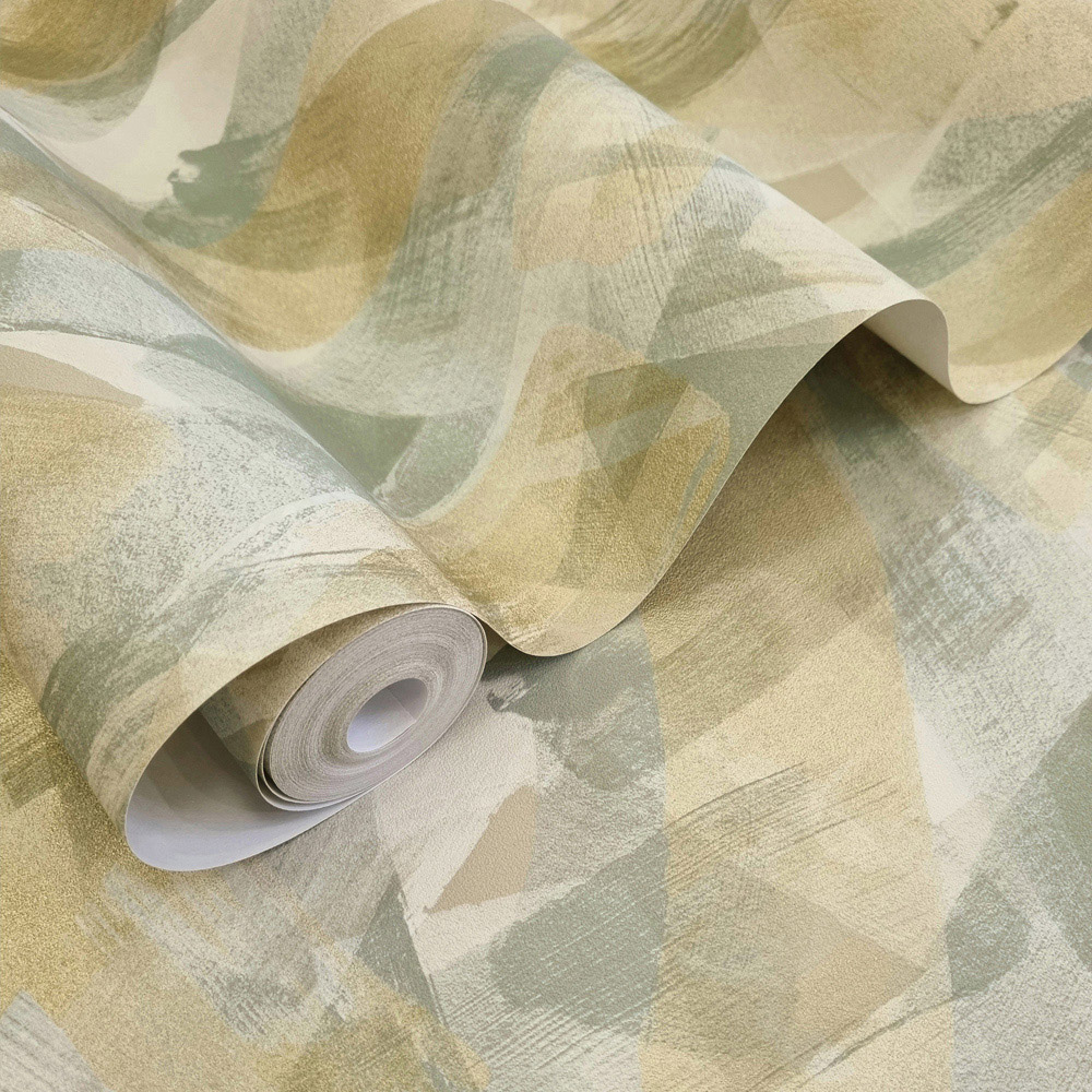 Holden Artistry Green Beige Wallpaper Image 2