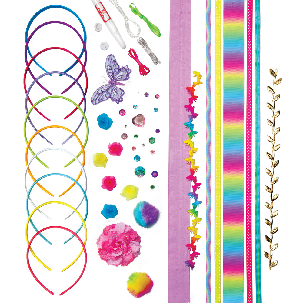 Creativity For Kids Multicolour Fashion Headbands Craft Kit Image 3