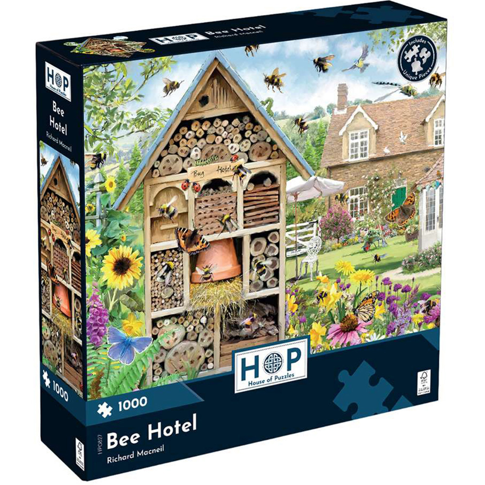 The House of Puzzles Bee Hotel 1000 Piece Jigsaw Puzzle Image 2