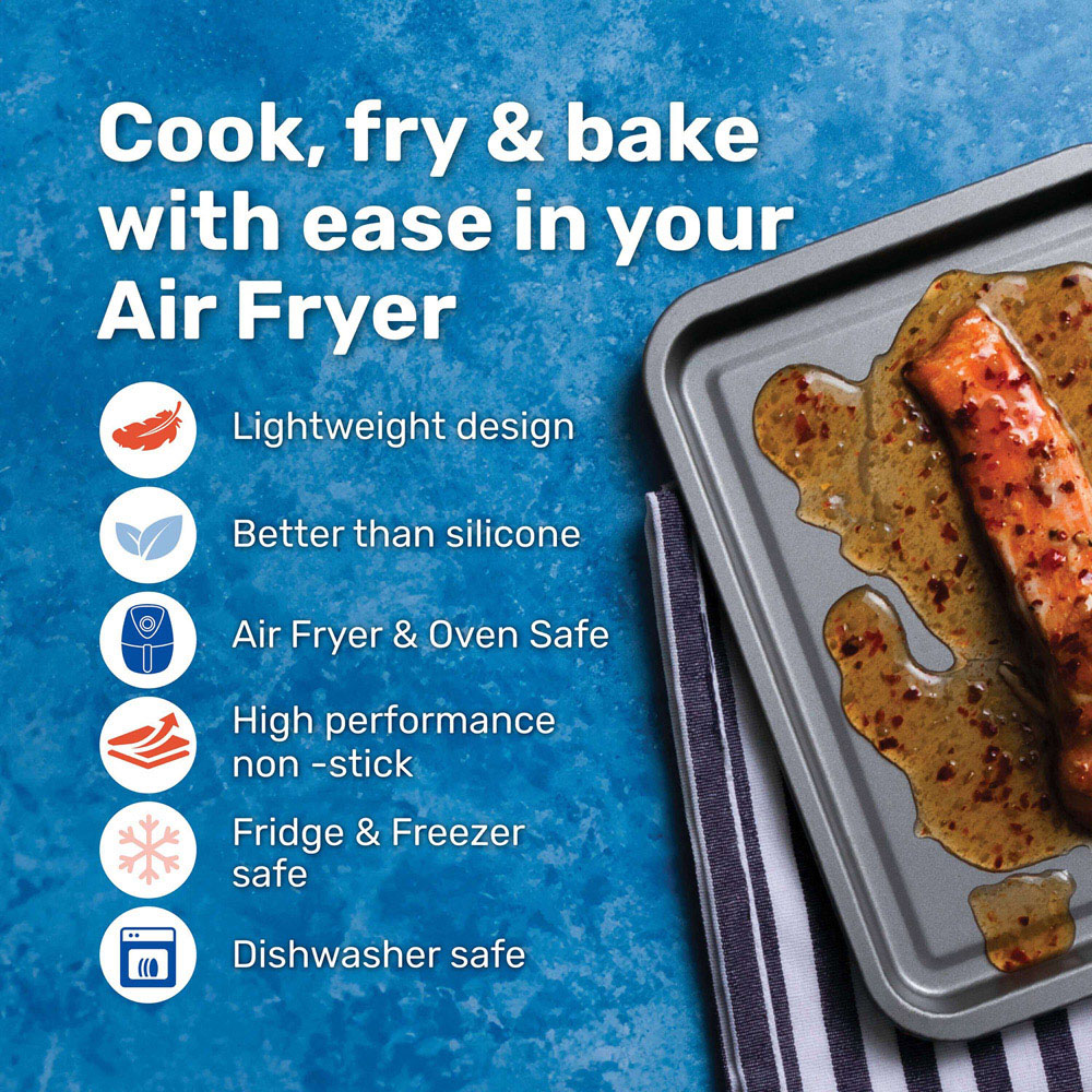 Set of 2 Betterware Air Fryer Trays Grey Image 5
