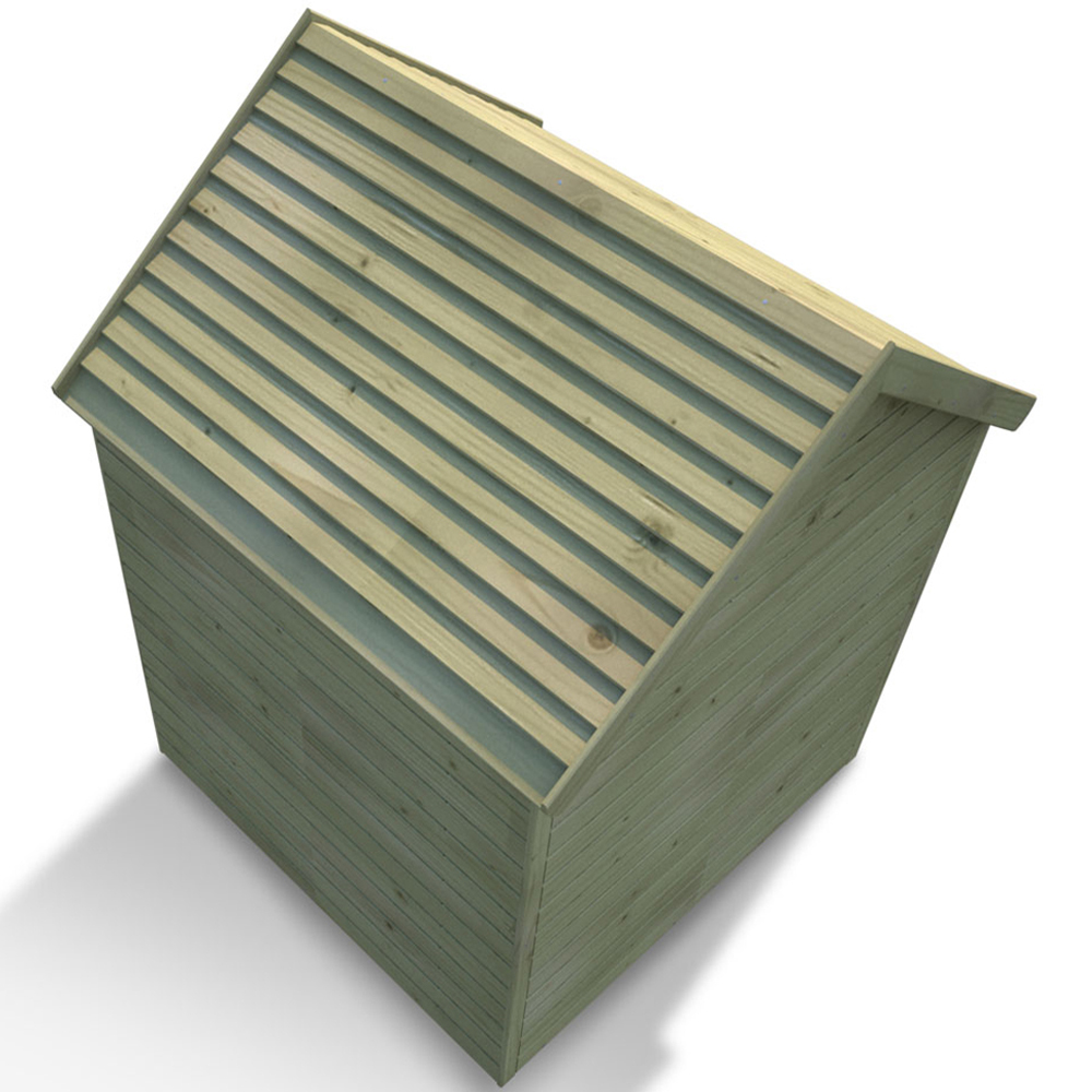 Cerland Marina 4 x 4ft Kids Wooden Playhouse Image 8