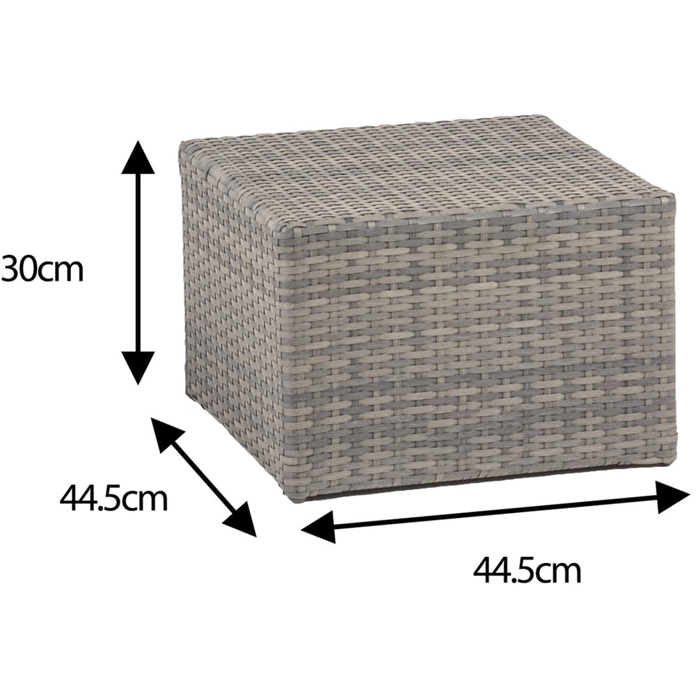 Oseasons Mayson 5 Seater Walnut Natural Rattan Lounge Set Image 5