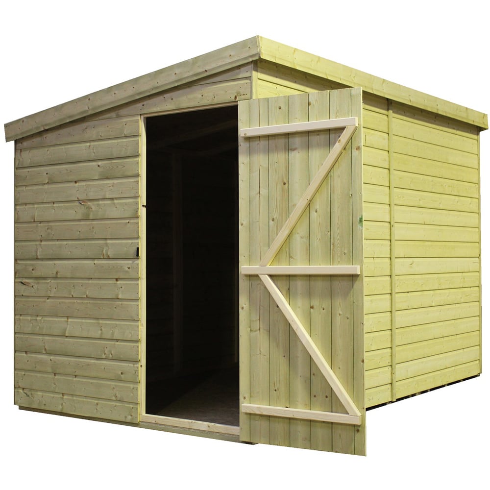 Empire Sheds 3000 12 x 7ft Tongue and Groove Wooden Pent Garden Shed Image 3
