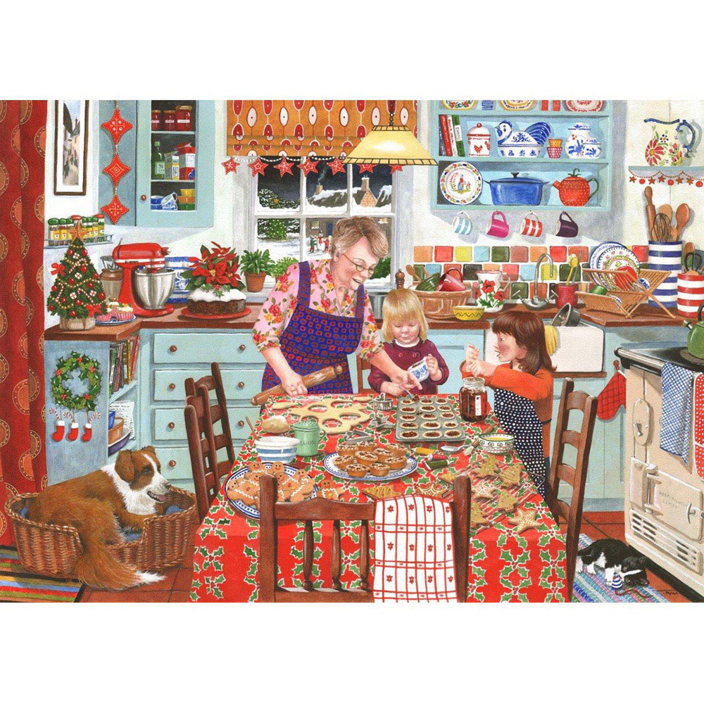 The House of Puzzles Festive Fancies 500 Piece Jigsaw Puzzle Image
