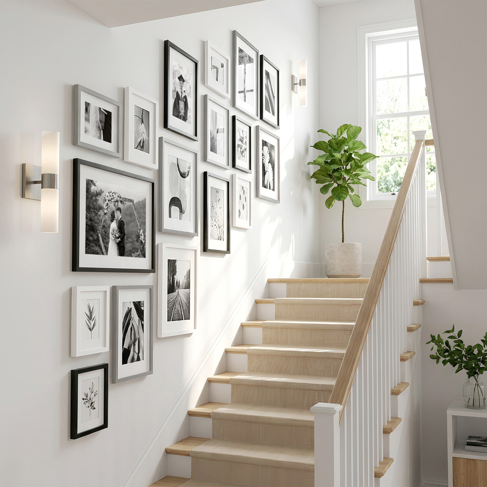 Nicola Spring White Photo Frame 12 x 17 inch 5 Pack Image 4