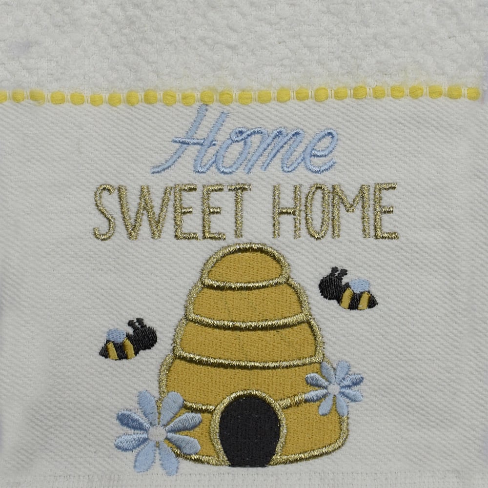 Kitchen Trends 3 Piece Home Sweet Home Tea Towel Set Image 4