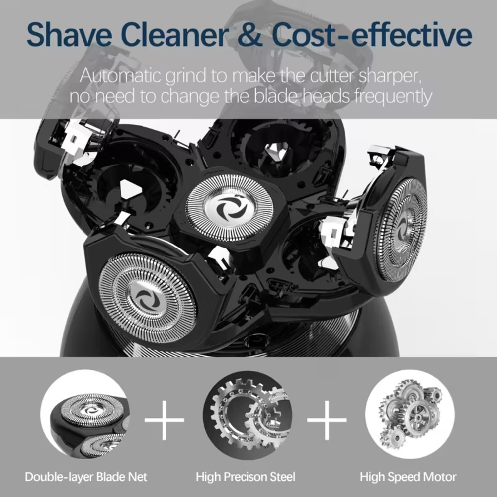 Alivio 5-in-1 Cordless Rechargeable Electric Shaver Image 5