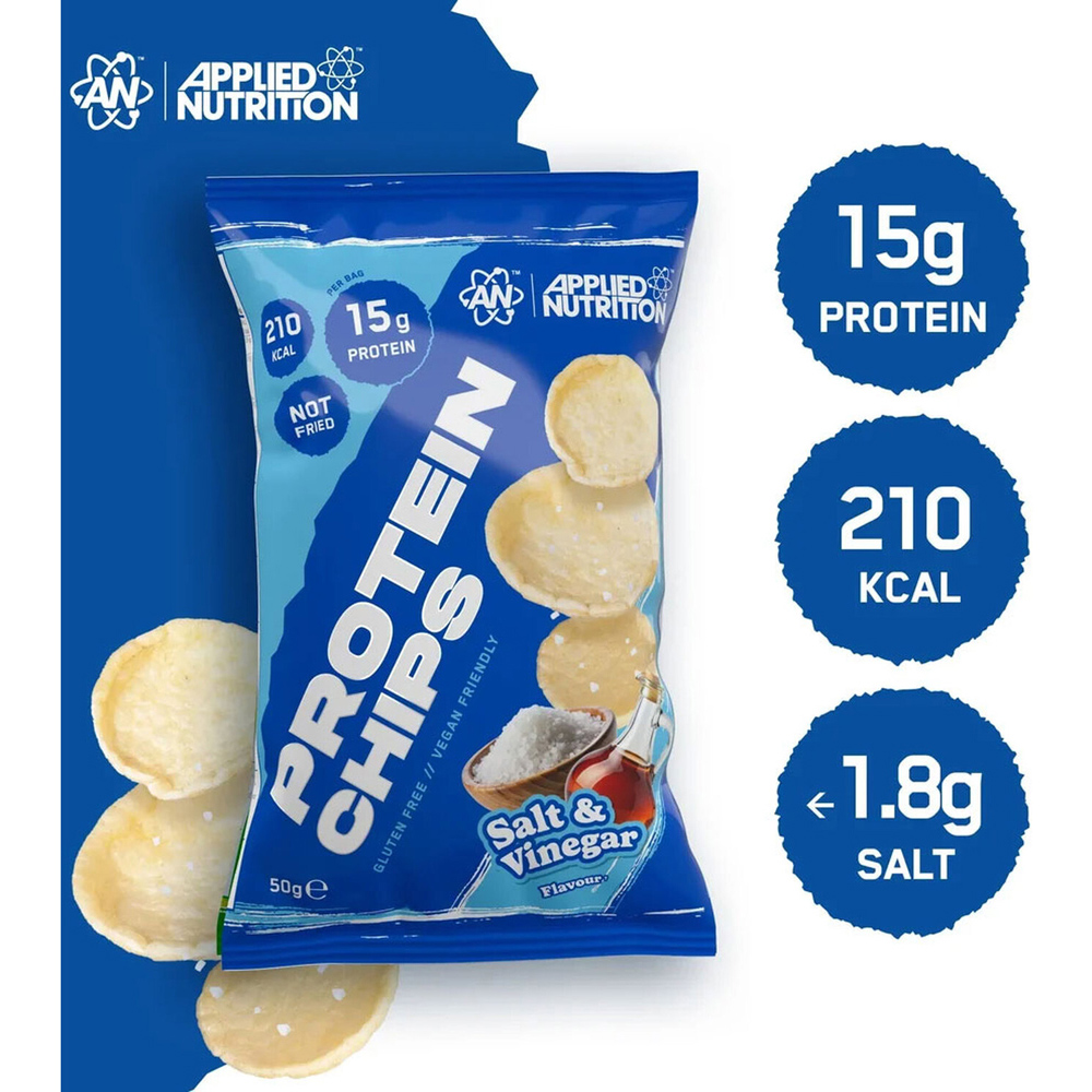 Applied Nutrition Salt and Vinegar Protein Chips Image 2