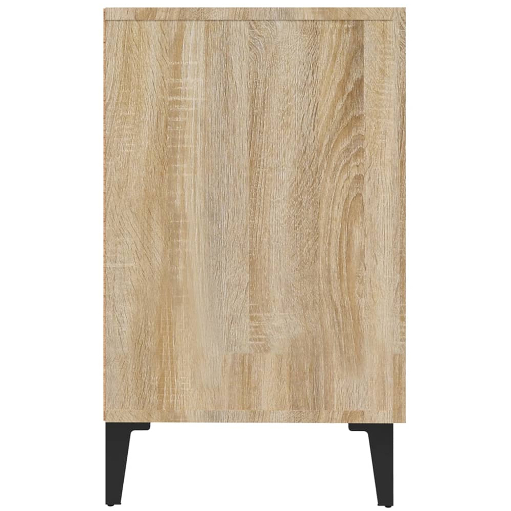 vidaXL 2 Door 2 Drawer Sonoma Oak Sideboard Image 6