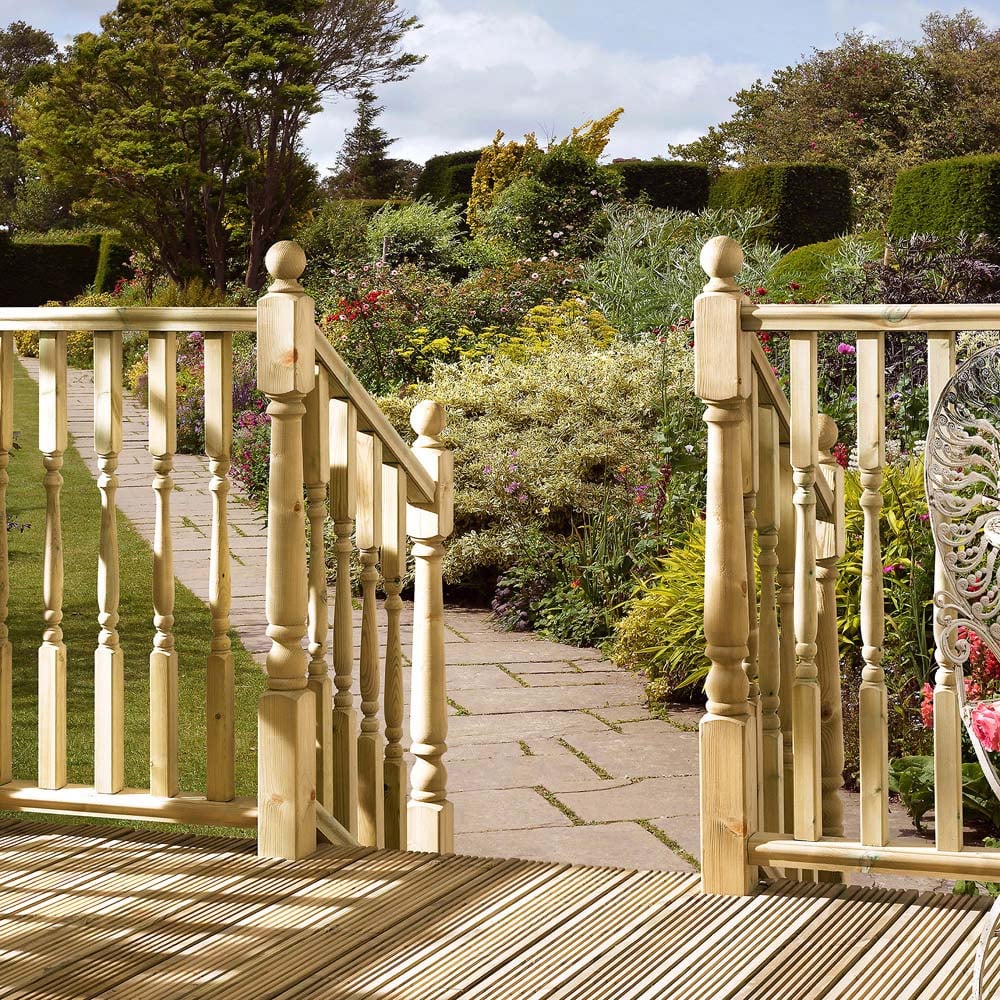 ​Blueprint Joinery Core Deck Colonial Turned Treated Decking Balustrade Add On Kit 1800mm Image 1