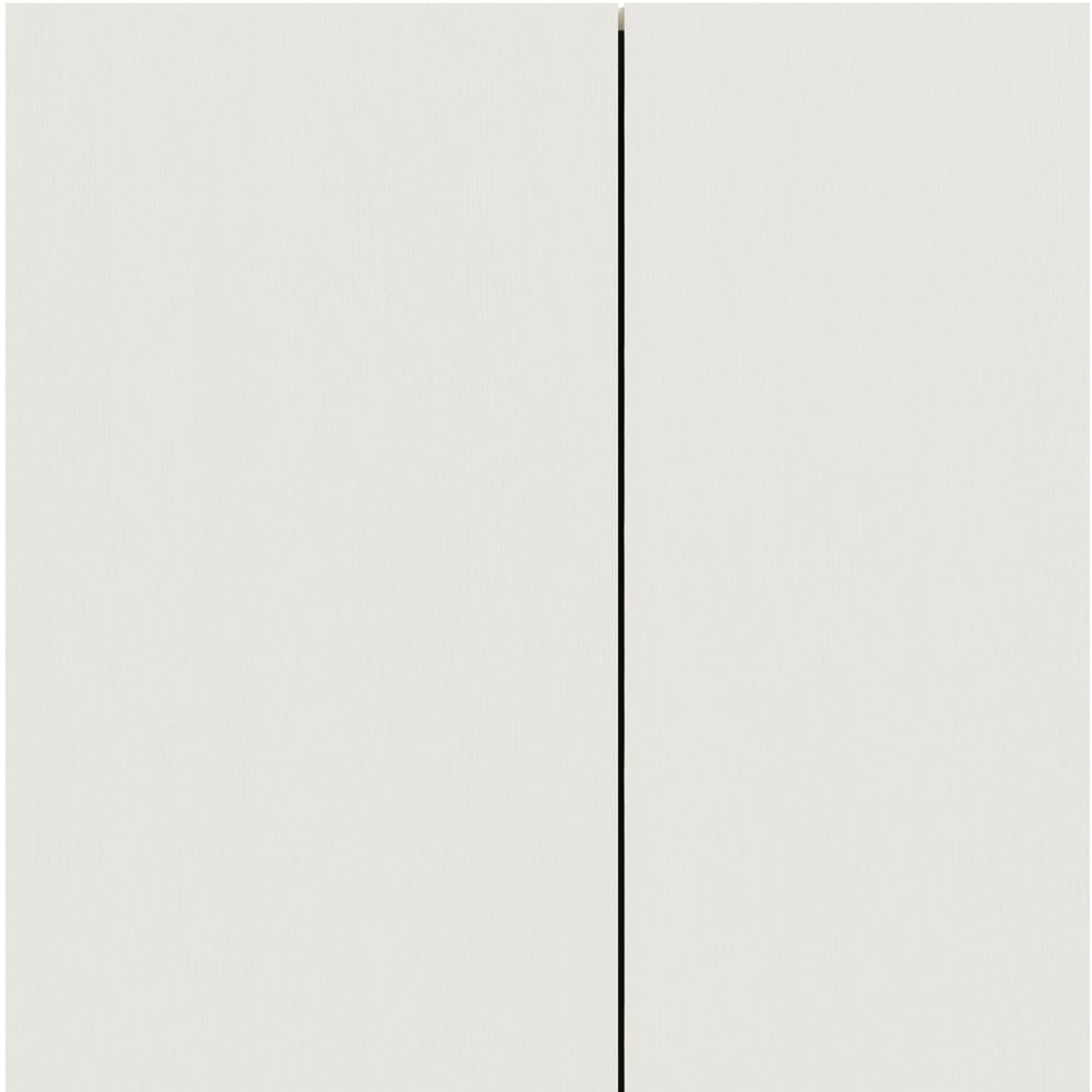 Florence 3 Door White Woodgrain Wardrobe Image 6