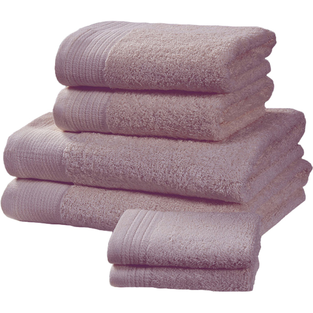 Rapport Home Chatsworth Super Soft 600gsm Combed Cotton Purple Face Towel Image 1