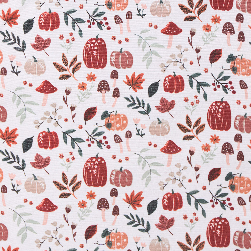 Autumn Print Wavy Edge Table Runner Image 4