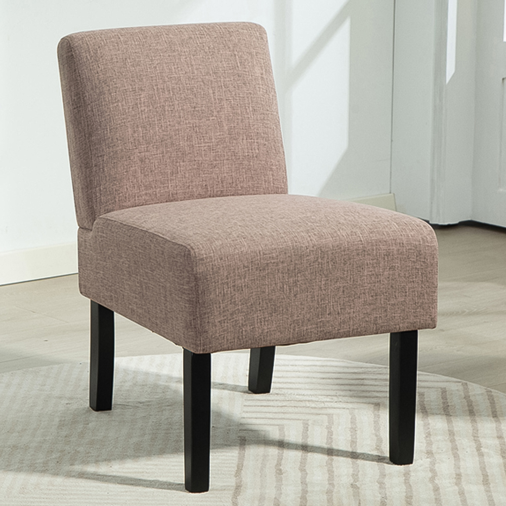 Artemis Home Elara Fabric Dark Brown Accent Chair Image 1