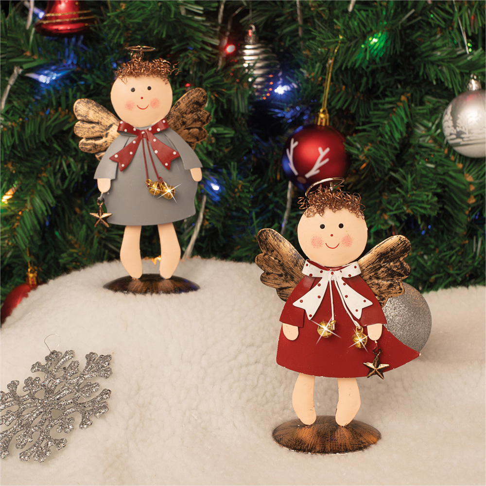 St Helens Red Coat Metal Angel Ornament Image 7