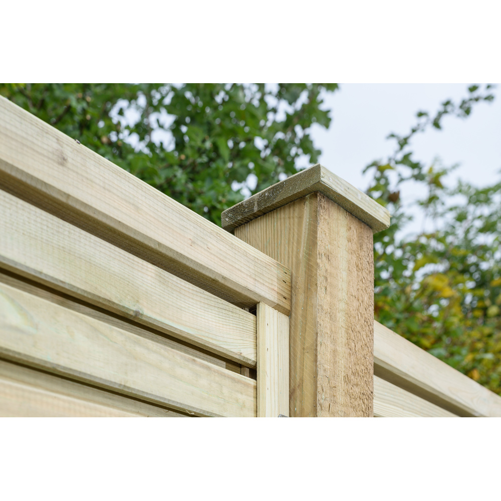 Shire 6 x 6ft Contemporary Vogue Fence Panel Image 4