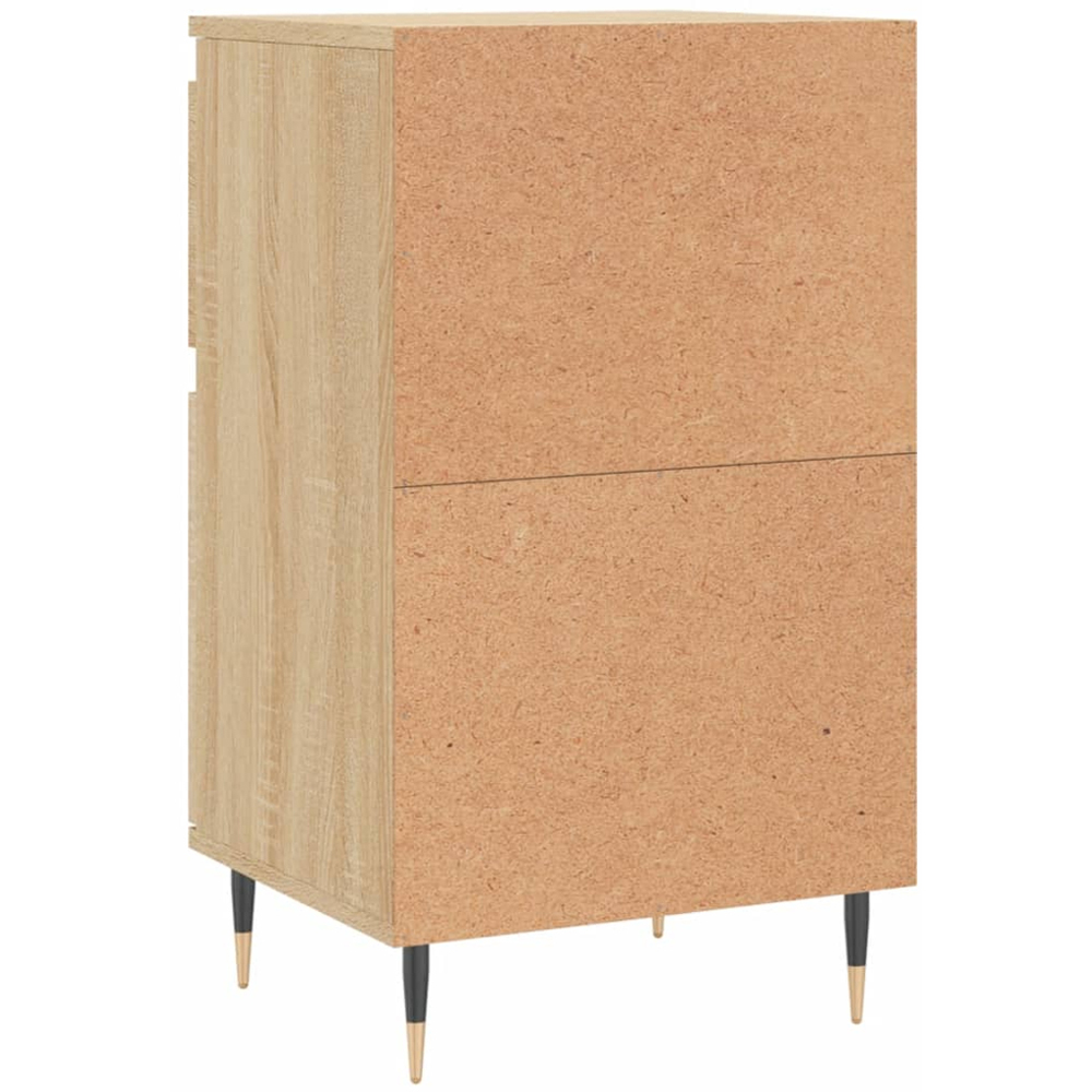 vidaXL Single Drawer Single Door Sonoma Oak Sideboard Image 8