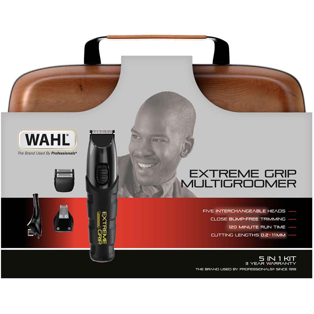 Wahl Extreme Grip Afro Lithium Ion Multi-Groomer Trimmer Kit Image 8