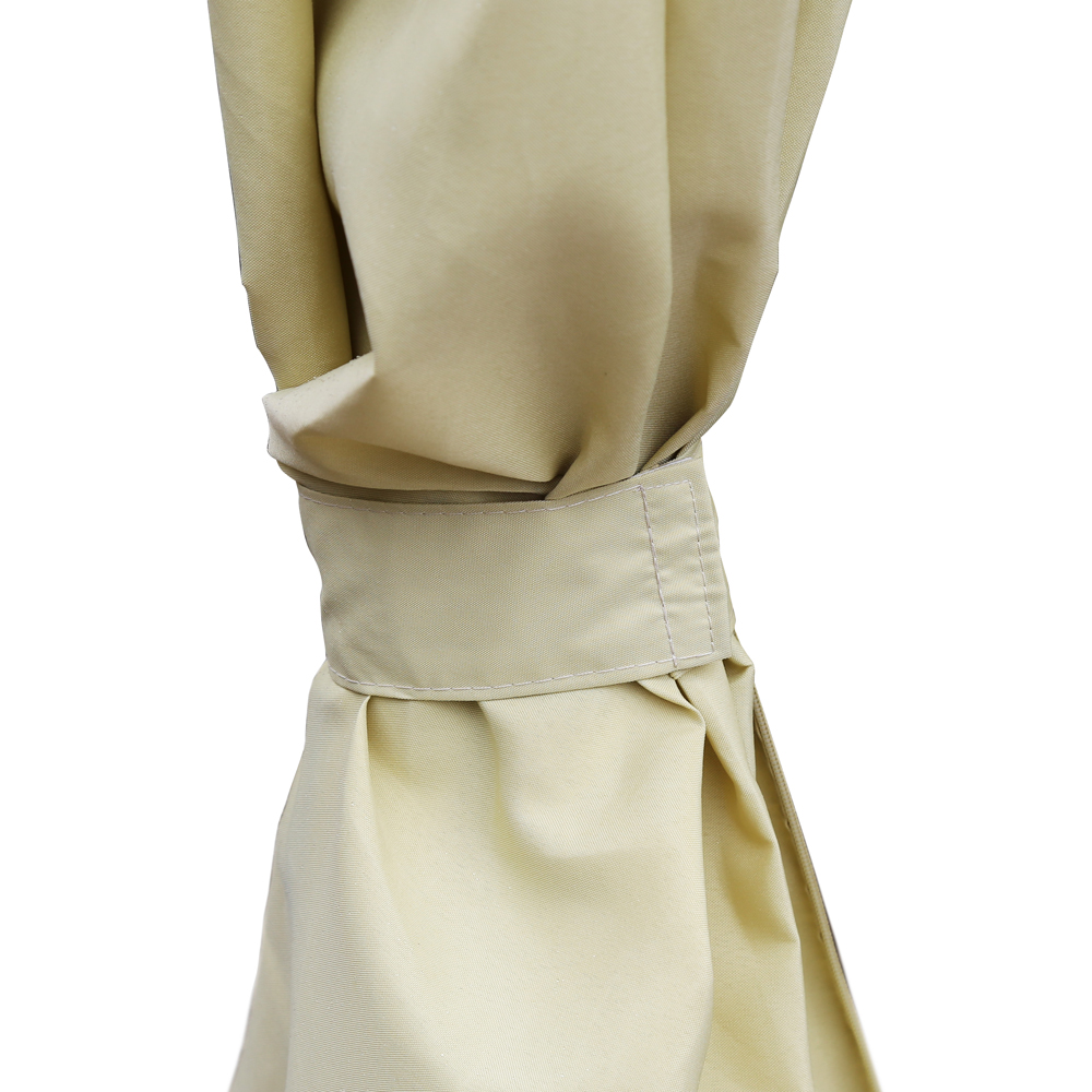 Charles Bentley Steel Art Gazebo and Curtain Beige 4 x 3m Image 5