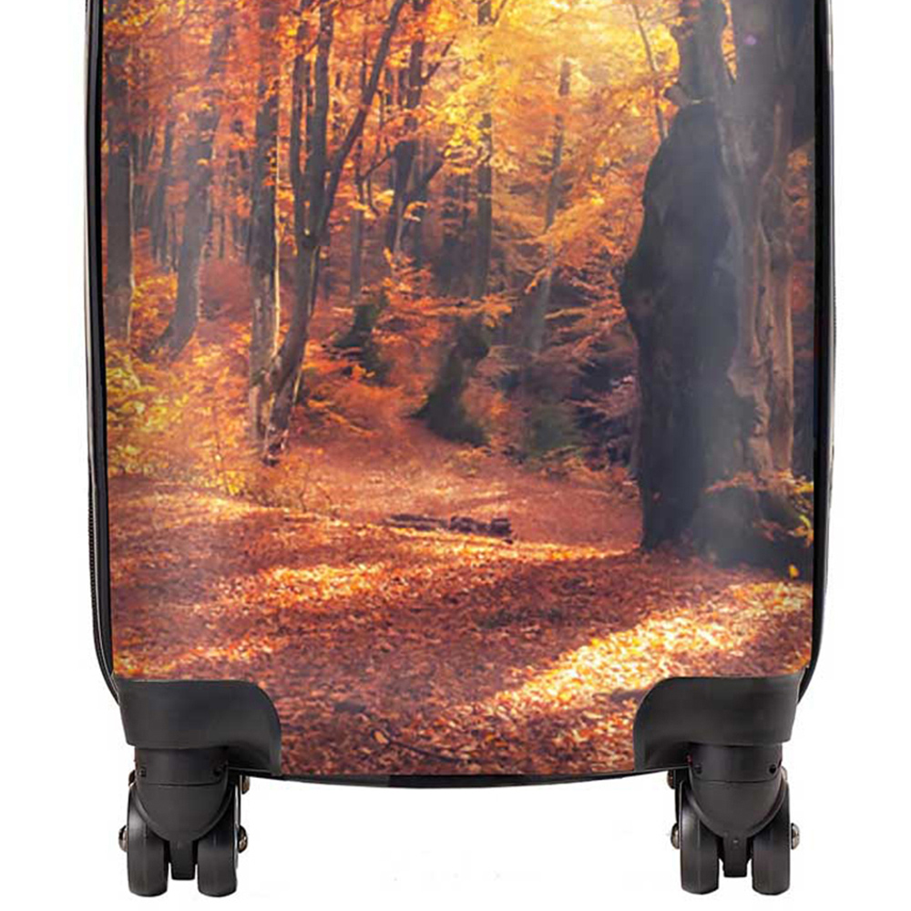 Warren Reed Designer Mini Cabin Autumn Forest Suitcase Image 2