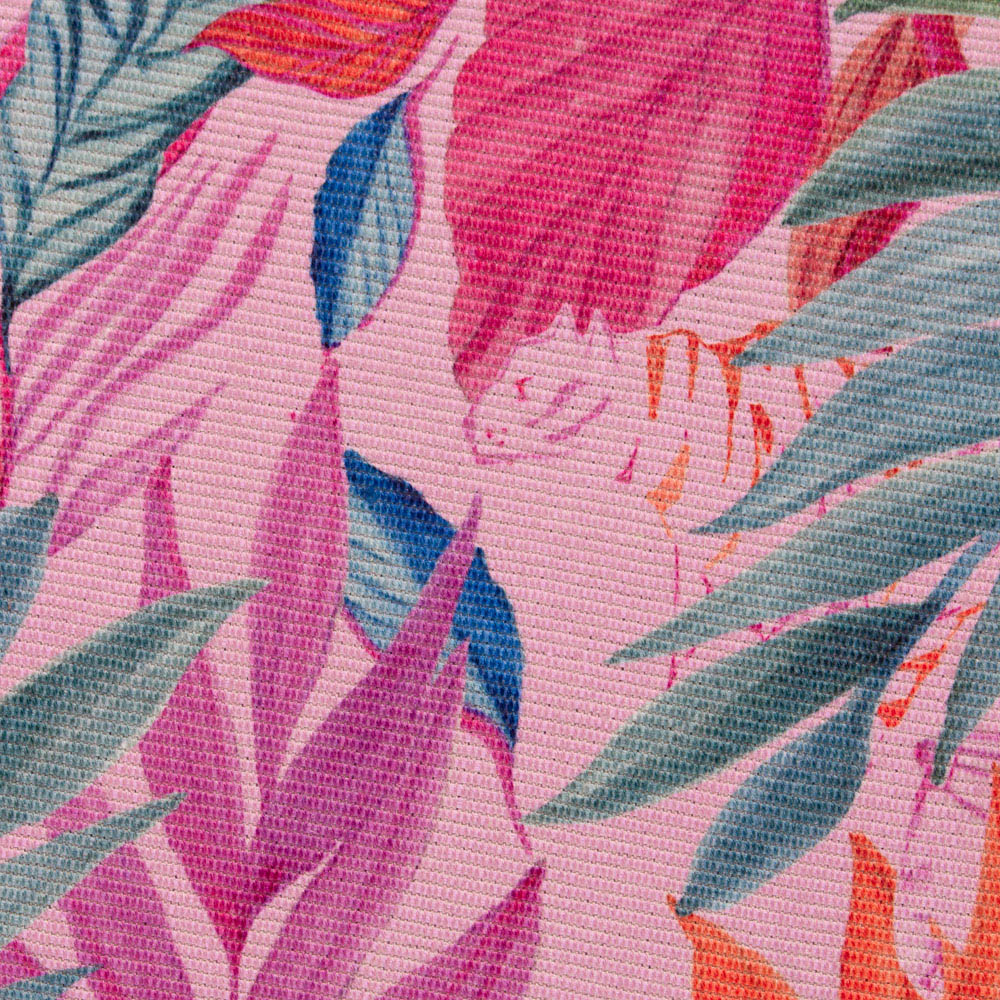 furn. Pink Psychedelic Jungle Washable Outdoor Rug 120 x 170cm Image 3