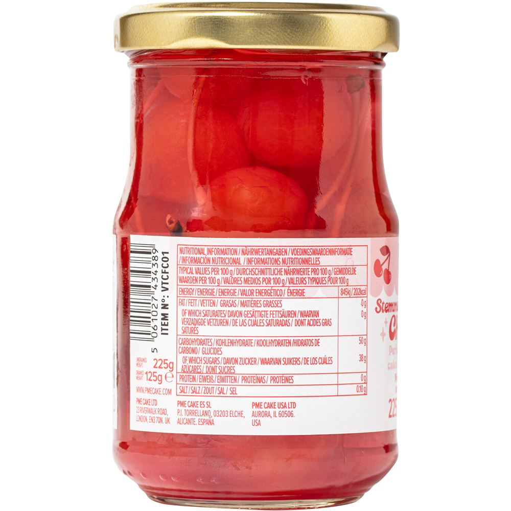 PME Stemmed Maraschino Cherries Image 3