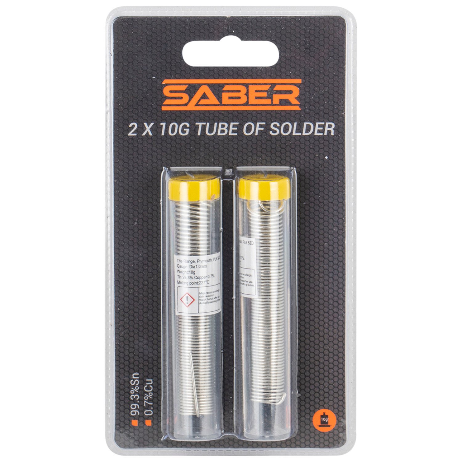 Saber Tubes Of Solder - 10g Image