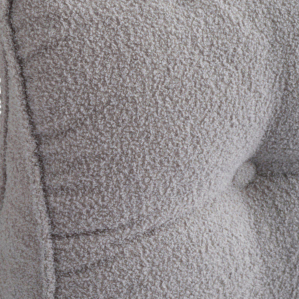 Living and Home Grey Teddy Fleece Wedge Headboard Pillow with Side Pocket 50 x 180cm Image 5