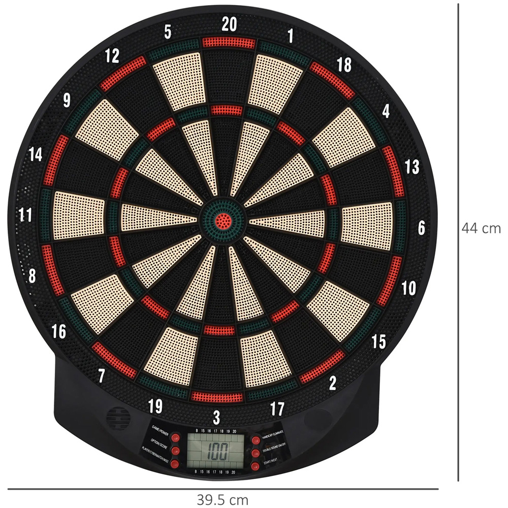 HOMCOM 6 Darts Electronic Dartboard Play Set Image 9