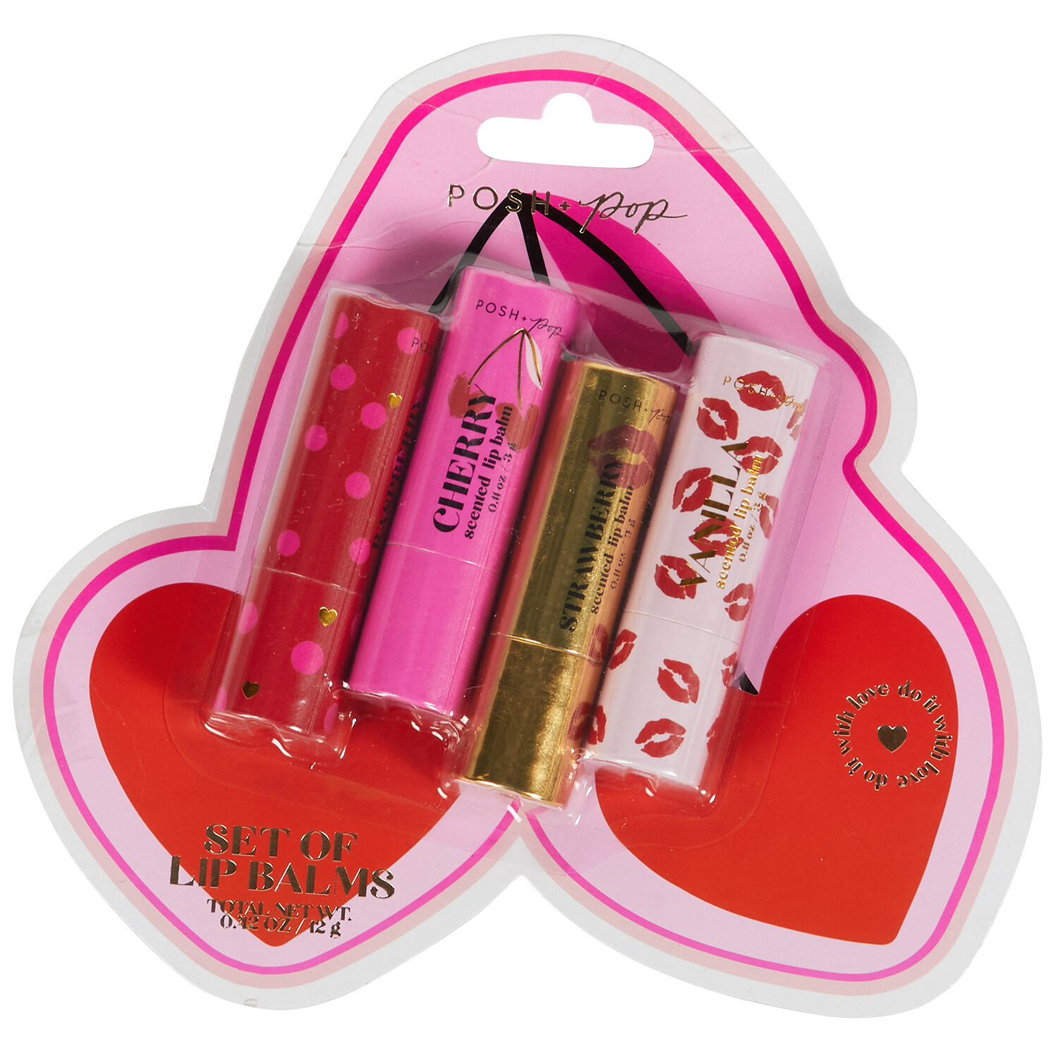 Pack of 4 Lip Balm - Multicolour Image 1