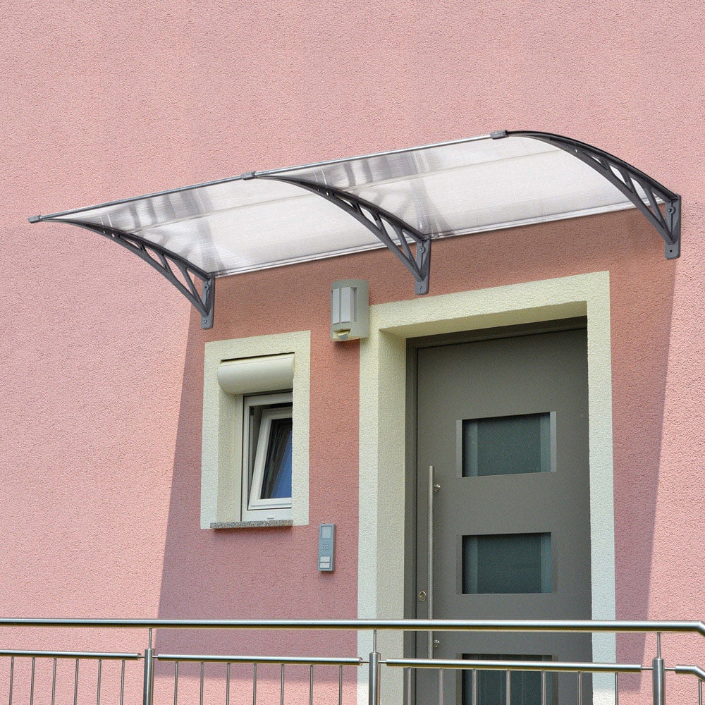 Outsunny Clear Outdoor Door Canopy Awning 1.96 x 0.75m Image 1