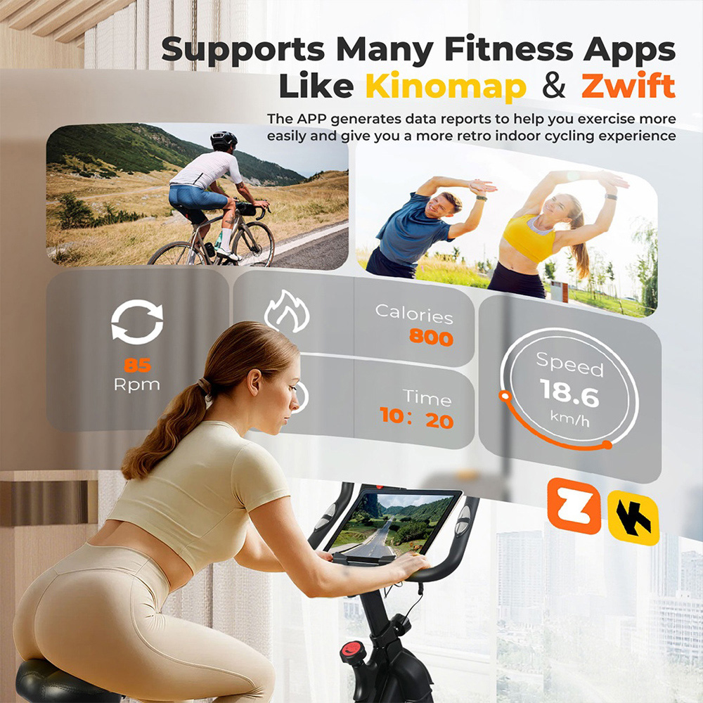 Spector Centra Smart Exercise Bike with App Connectivity Image 5