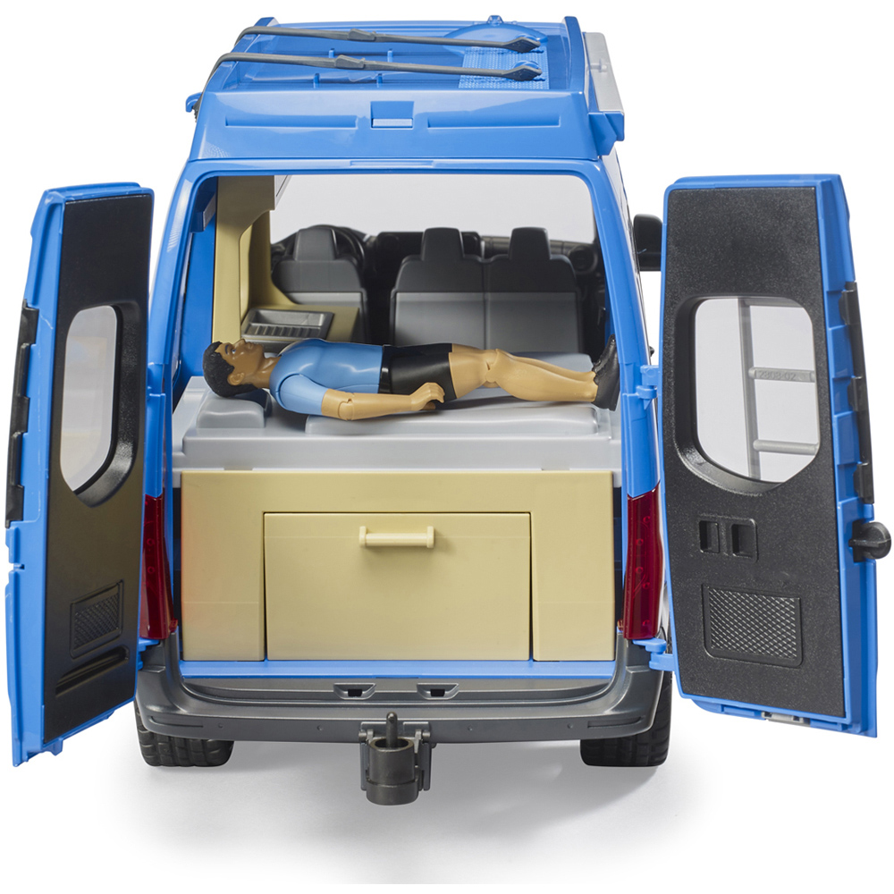 Bruder Kids MB Sprinter Camper with Driver Playset Model Image 9